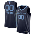 Memphis Grizzlies Nike Unisex Swingman Custom Jersey - Navy - Icon Edition