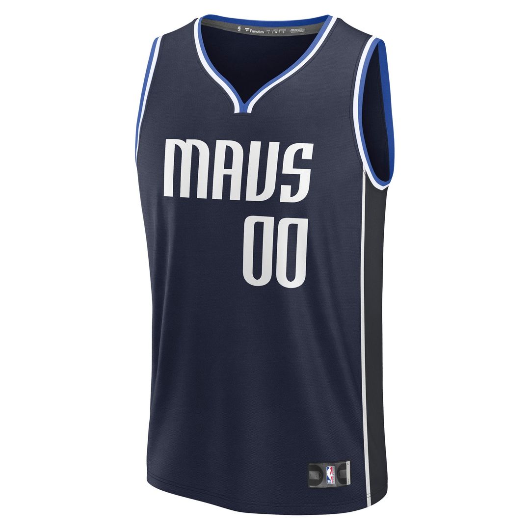 Dallas Mavericks Fanatics Fast Break Custom Jersey - Statement Edition - Navy