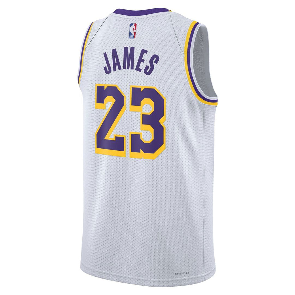 Los Angeles Lakers Lebron James Nike Unisex Swingman Jersey - Icon Edition - Gold