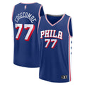 Philadelphia 76Ers V. J. Edgecombe Fanatics Nba Draft First Round Pick Fast Break Replica Jersey - Icon Edition - Royal