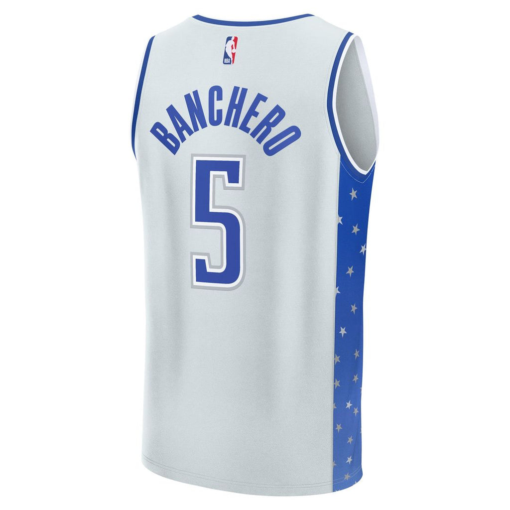 Orlando Magic Paolo Banchero Fanatics /26 City Edition Fast Break Jersey - Silver