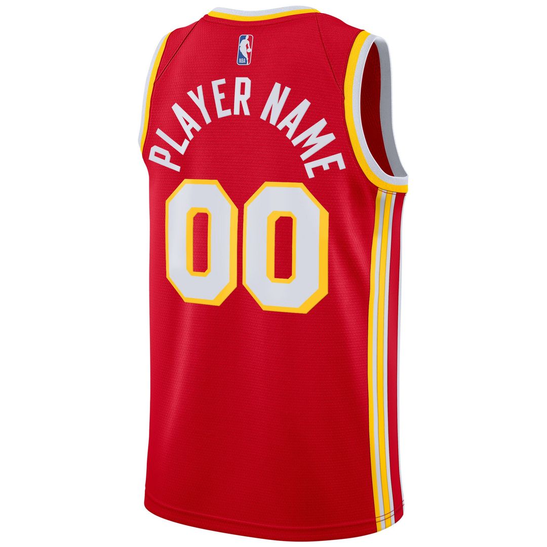 Atlanta Hawks Nike 2020/21 Swingman Custom Jersey - Association Edition - White