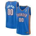 Oklahoma City Thunder Fanatics Youth Blue Nba Finals Champions Fast Break Replica Custom Jersey - Icon Edition