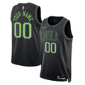 New Orleans Pelicans Nike Unisex /26 City Edition Swingman Custom Jersey - Black
