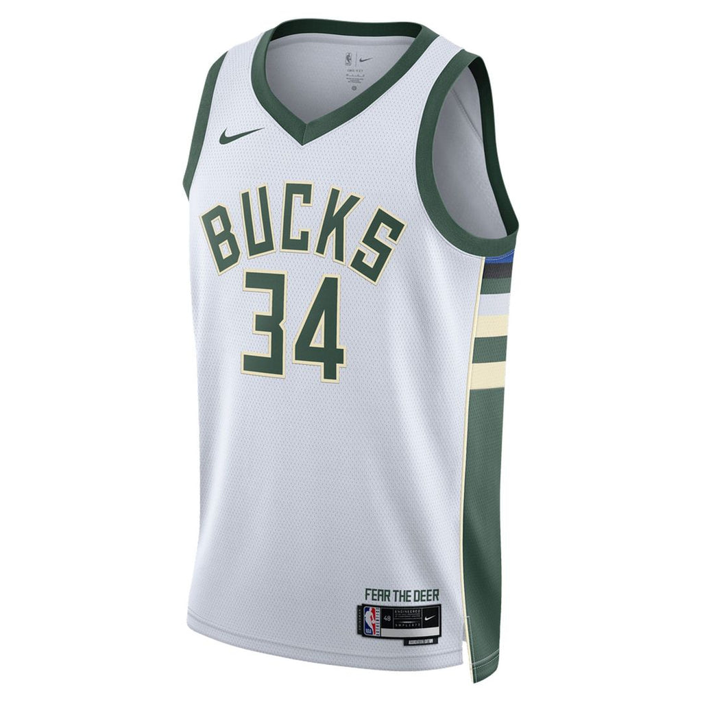 Milwaukee Bucks Giannis Antetokounmpo Nike Unisex Swingman Jersey - Icon Edition - Hunter Green
