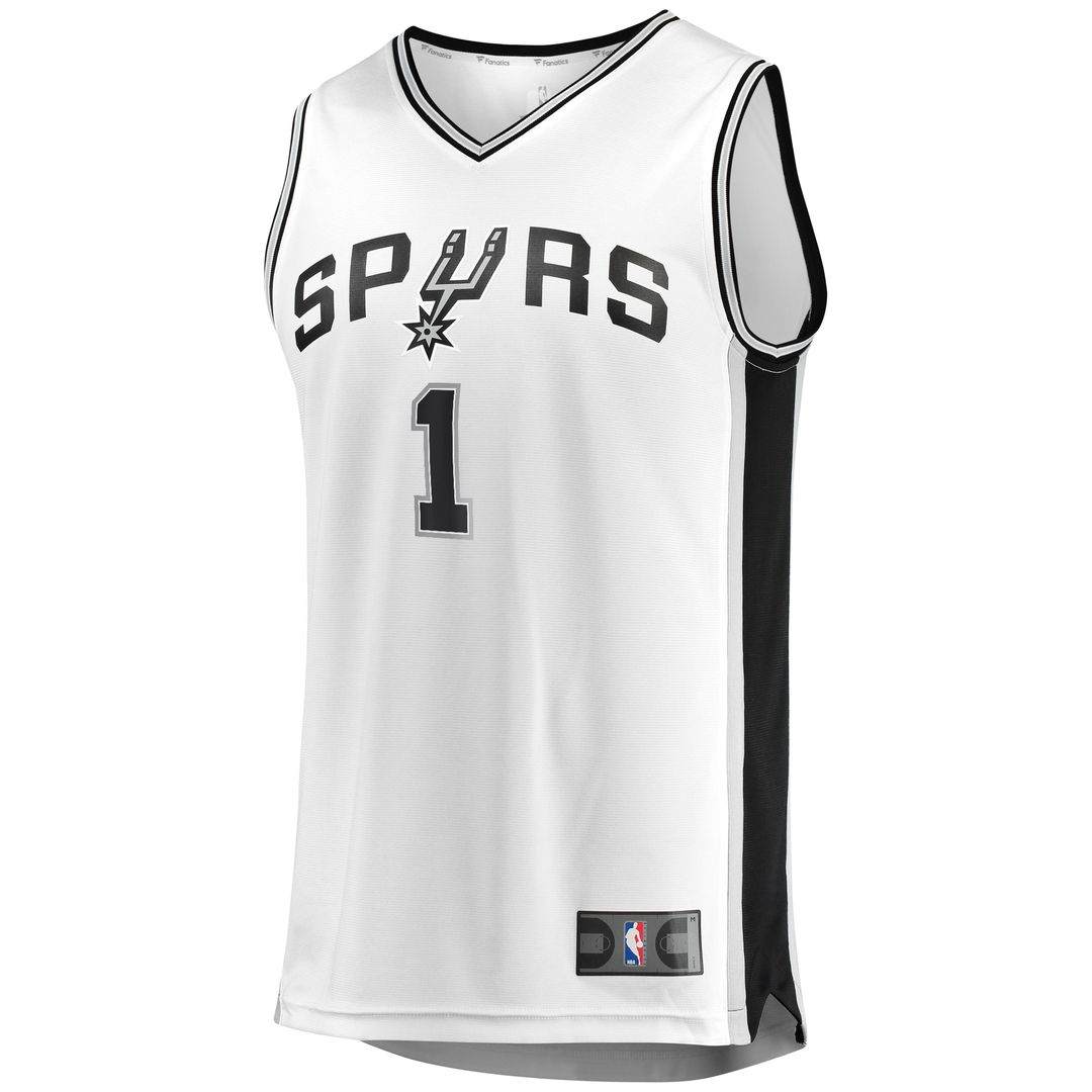 San Antonio Spurs Victor Wembanyama Fanatics Fast Break Replica Player Jersey - Icon Edition - Black