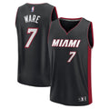 Miami Heat Kel'El Ware Fanatics Fast Break Replica Player Jersey - Icon Edition - Black