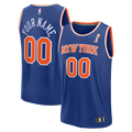 New York Knicks Fanatics Youth Nba Finals Fast Break Custom Jersey - Icon Edition - Blue