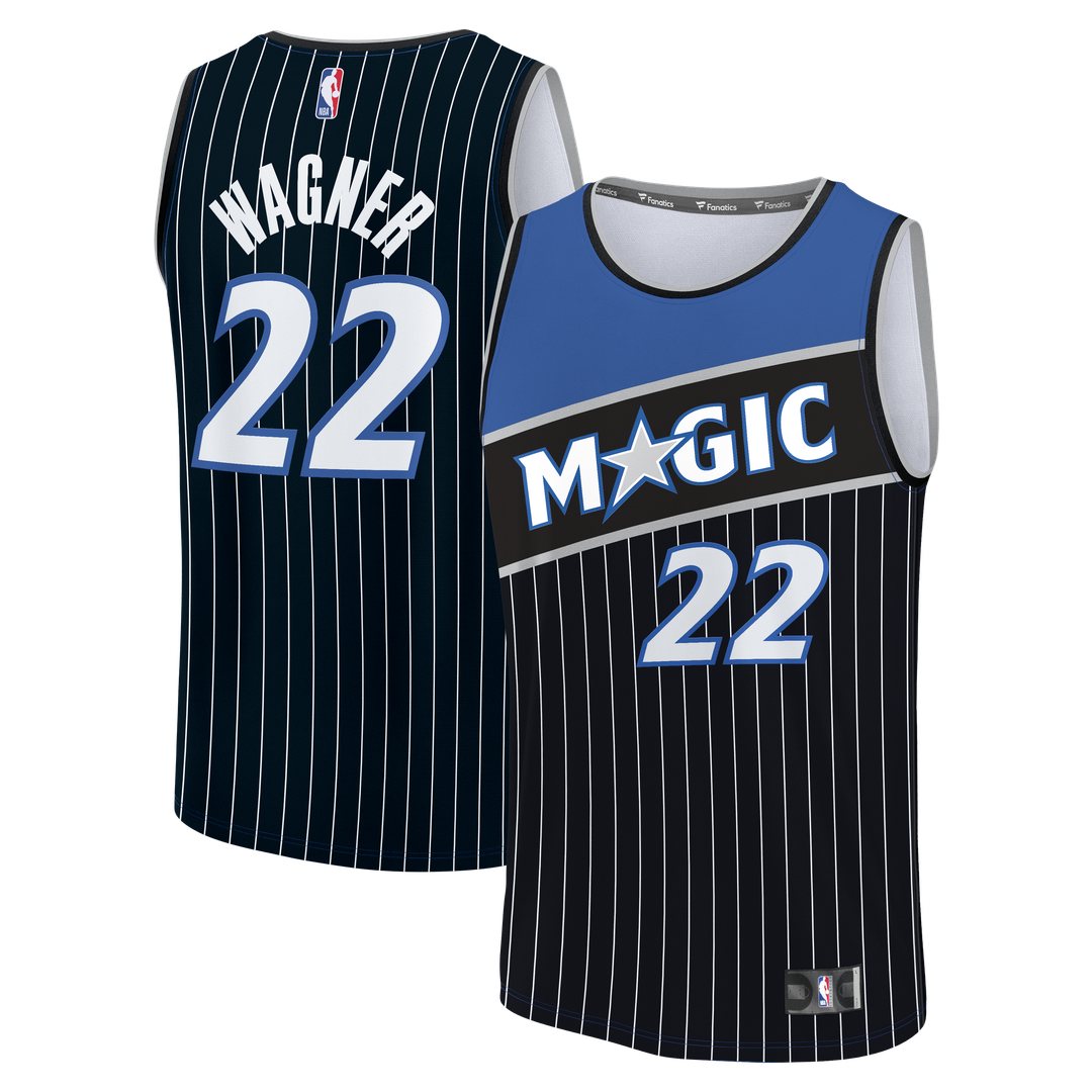 Orlando Magic Franz Wagner Fanatics Fast Break Jersey - Statement Edition - Black