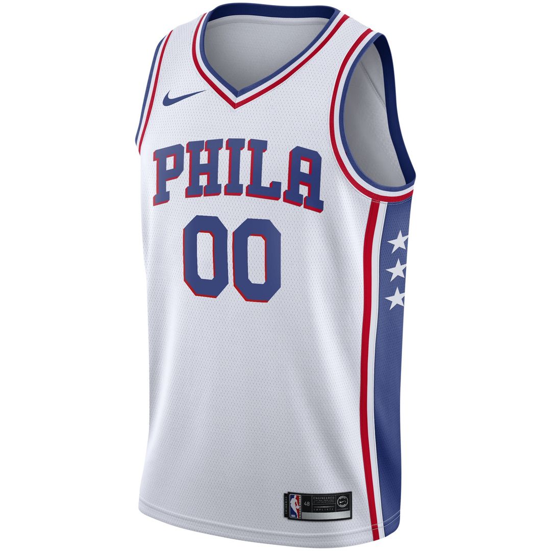 Philadelphia 76Ers Nike 2020/21 Swingman Custom Jersey - Icon Edition - Royal