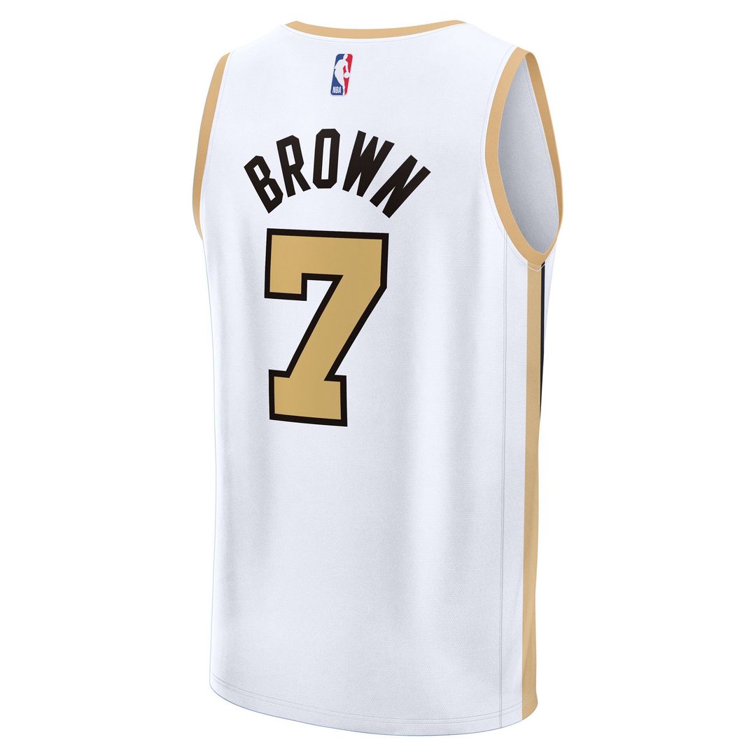 Boston Celtics Jaylen Brown Fanatics /26 City Edition Fast Break Jersey - White