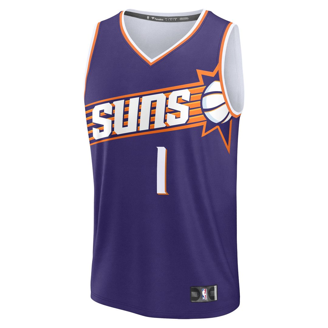 Phoenix Suns Devin Booker Fanatics Fast Break Replica Jersey - Icon Edition - Purple