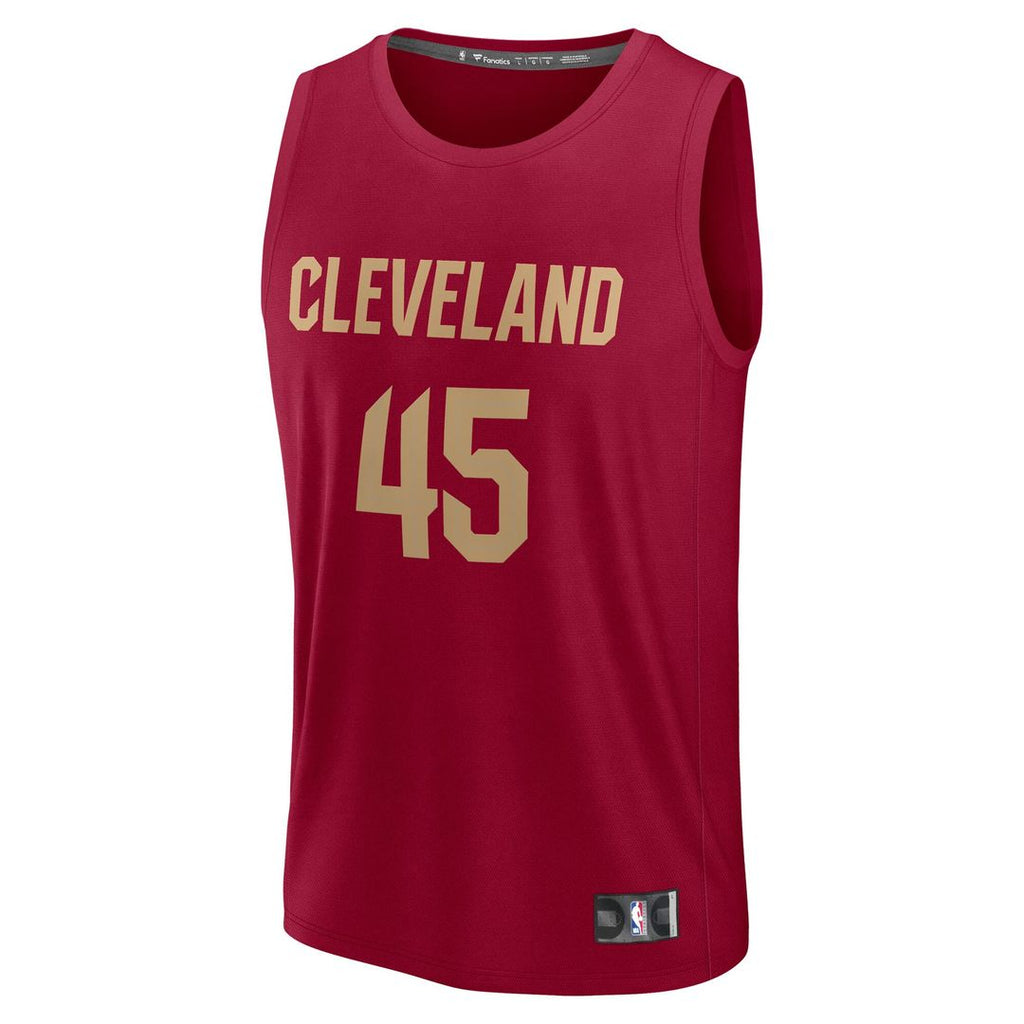 Cleveland Cavaliers Donovan Mitchell Fanatics Fast Break Replica Player Jersey - Icon Edition - Wine