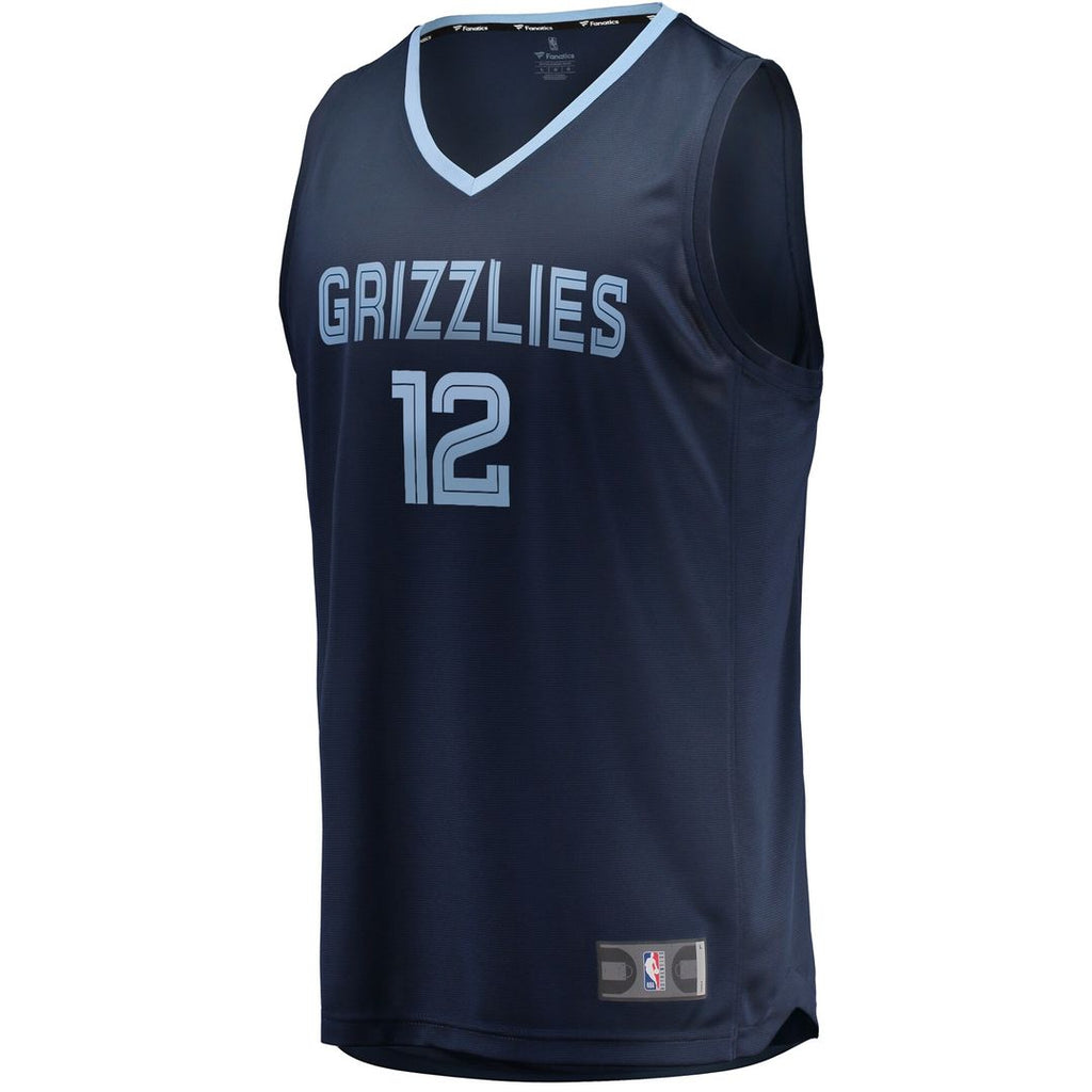 Memphis Grizzlies Ja Morant Fanatics Big & Tall Fast Break Player Jersey - Navy - Icon Edition