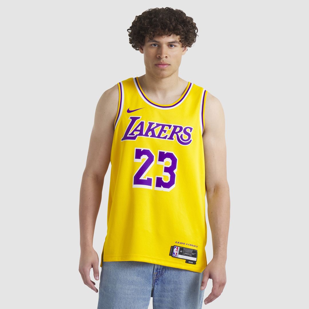 Los Angeles Lakers Lebron James Nike Unisex Swingman Jersey - Icon Edition - Gold