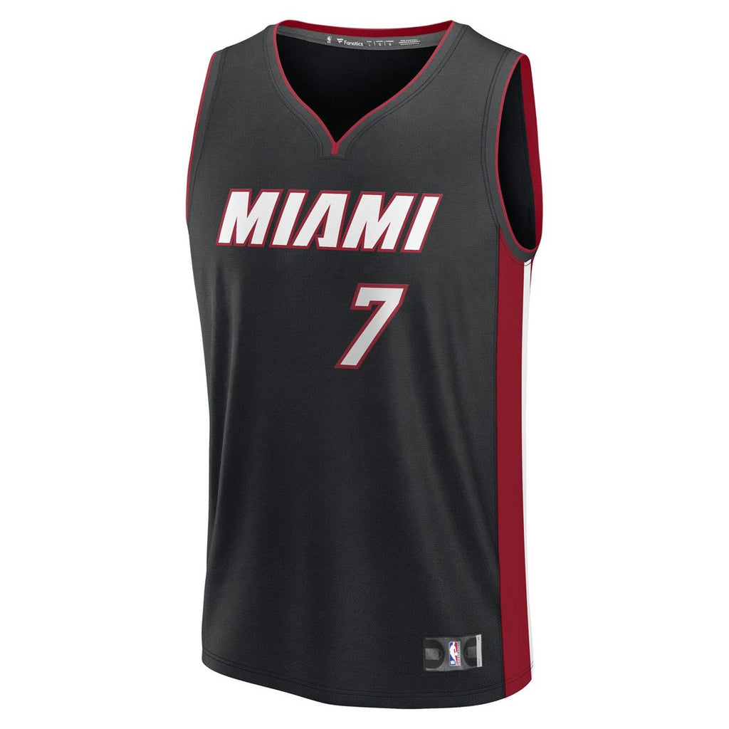 Miami Heat Kel'El Ware Fanatics Fast Break Replica Player Jersey - Icon Edition - Black