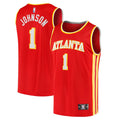 Atlanta Hawks Jalen Johnson Fanatics Fast Break Replica Jersey - Icon Edition - Red
