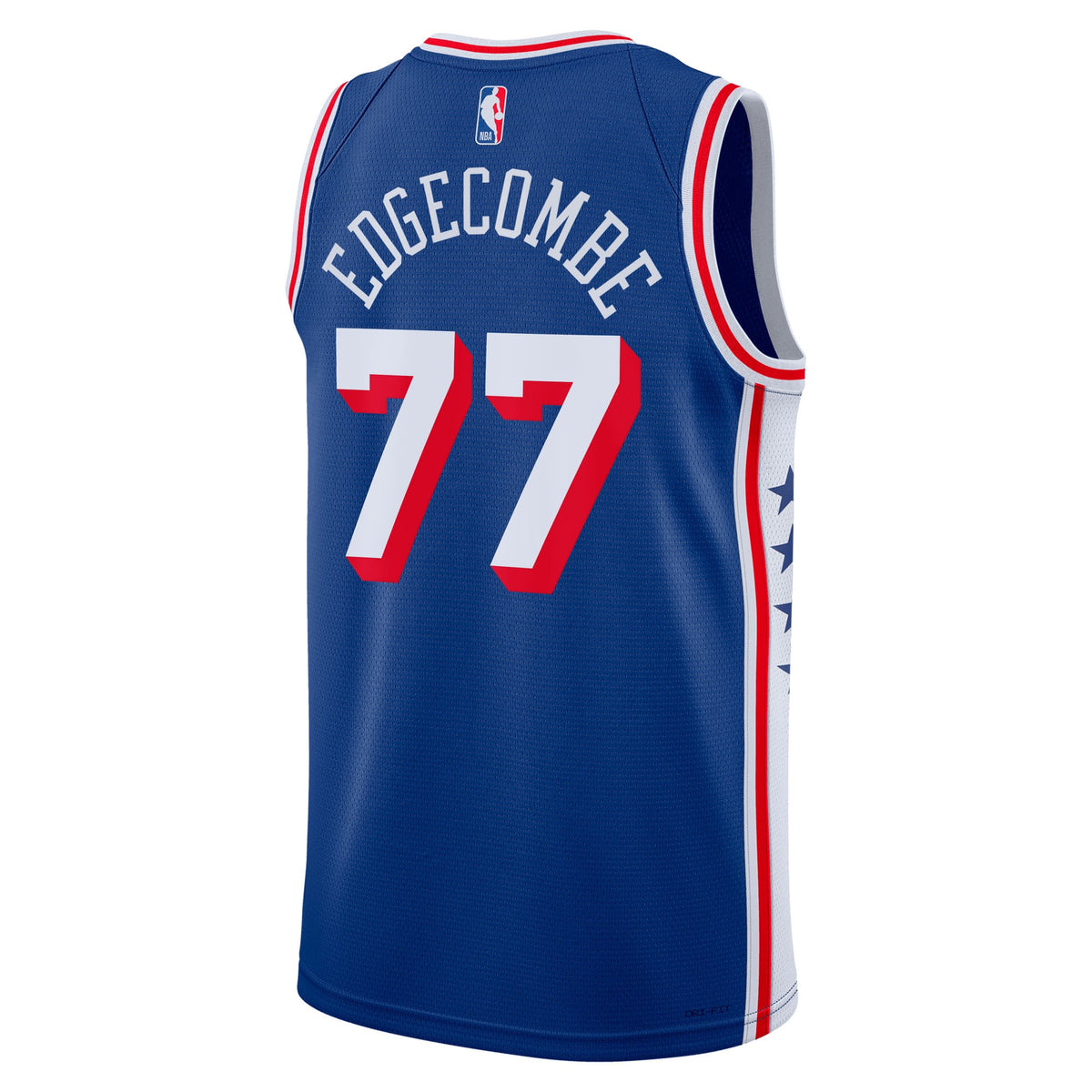VJ Edgecombe Philadelphia 76ers Icon Edition Swingman Jersey - Royal - Youth