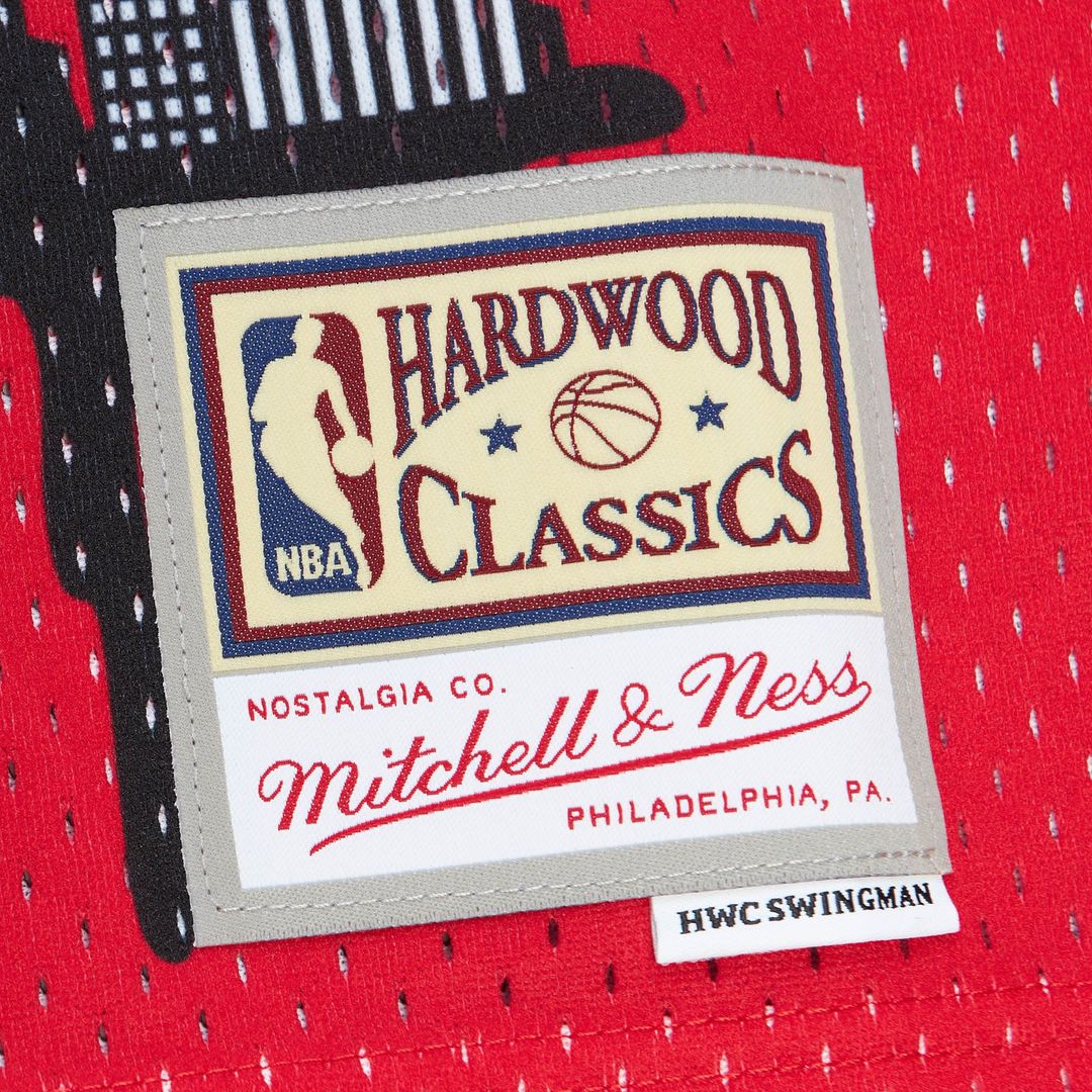 Chicago Bulls Mitchell & Ness X Tats Cru Hardwood Classics Fashion Jersey - Red