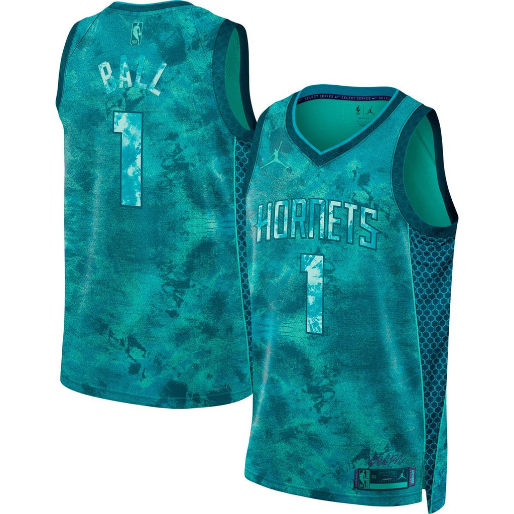 Charlotte Hornets Lamelo Ball Jordan Brand Unisex Select Series Swingman Jersey - Teal