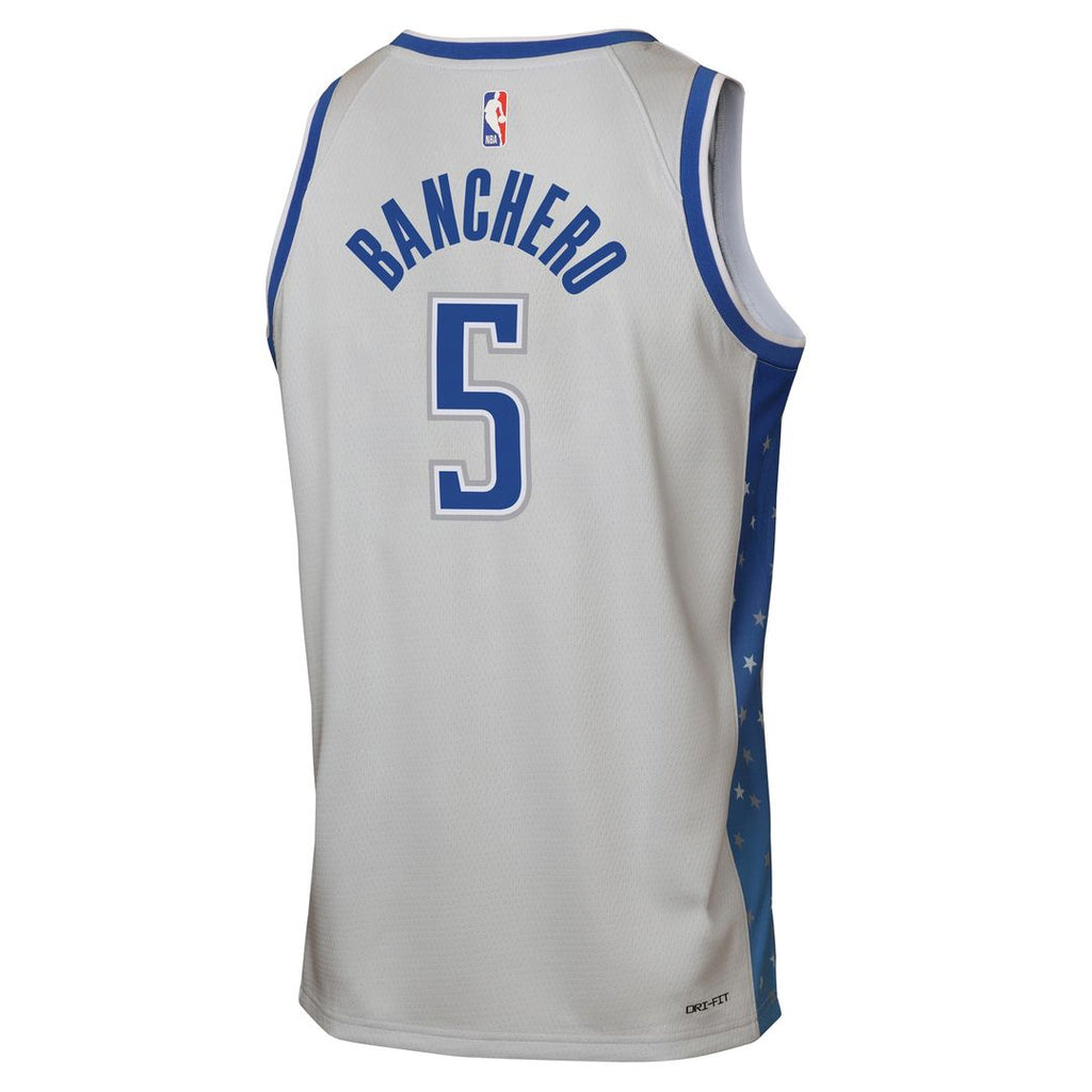 Orlando Magic Paolo Banchero Nike Youth /26 City Edition Swingman Jersey - Silver