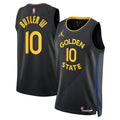 Golden State Warriors Jimmy Butler Jordan Brand Unisex Swingman Jersey - Statement Edition - Black