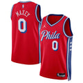 Philadelphia 76Ers Tyrese Maxey Jordan Brand Unisex Swingman Jersey - Statement Edition - Red