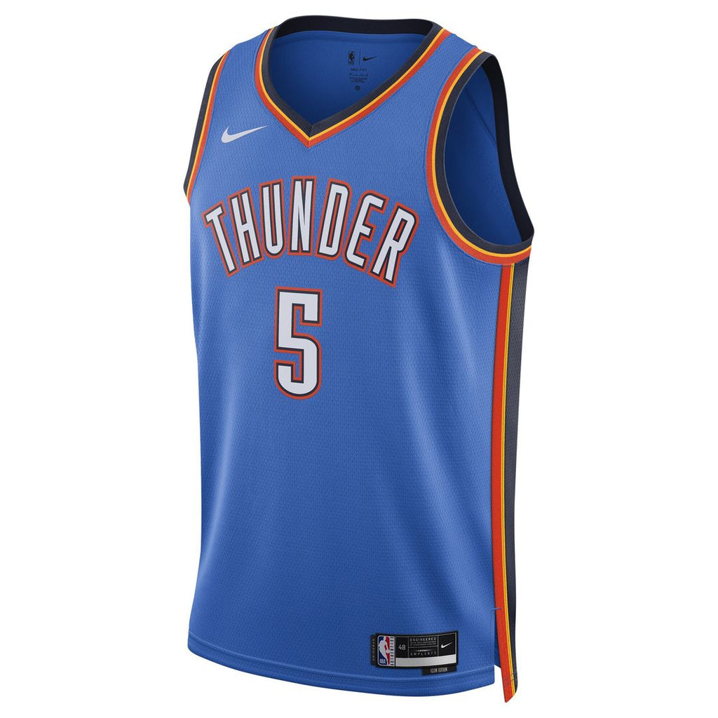 Oklahoma City Thunder Luguentz Dort Nike Unisex Swingman Player Jersey - Icon Edition - Blue