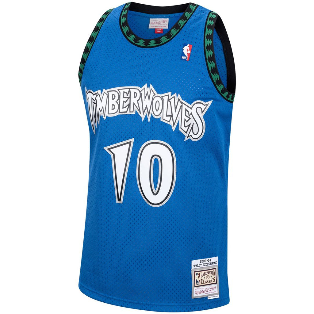 Minnesota Timberwolves Wally Szczerbiak Mitchell & Ness 2003/04 Hardwood Classics Swingman Jersey - Blue