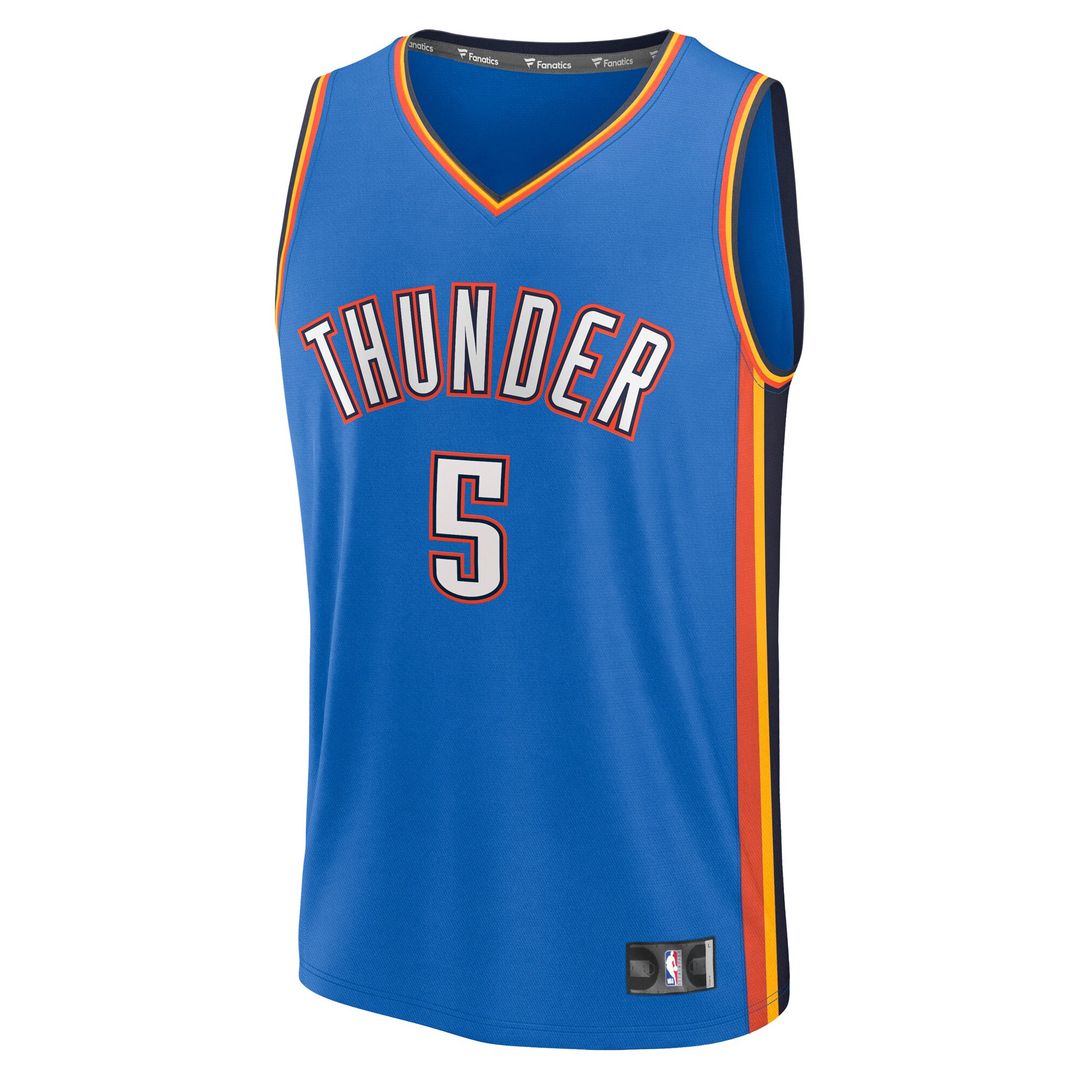 Oklahoma City Thunder Luguentz Dort Fanatics Fast Break Replica Player Jersey - Icon Edition - Blue