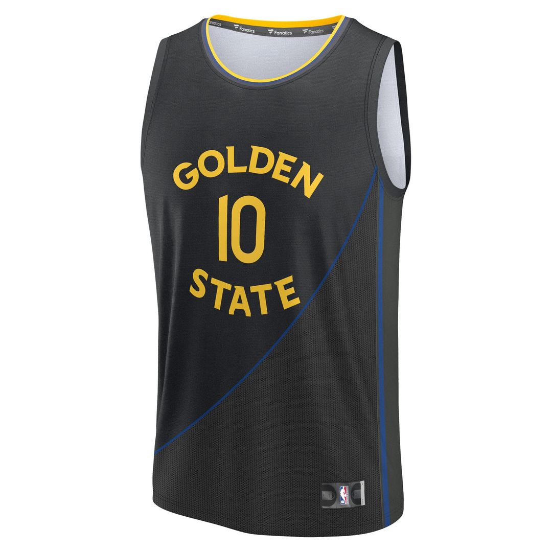 Golden State Warriors Jimmy Butler Iii Fanatics Fast Break Replica Player Jersey - Statement Edition - Black