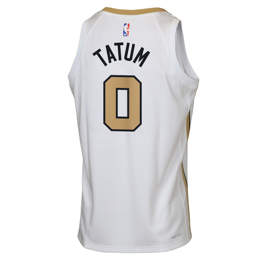 Boston Celtics Jayson Tatum Nike Youth /26 City Edition Swingman Jersey - White