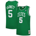 Boston Celtics Kevin Garnett Mitchell & Ness 2007/08 Hardwood Classics Swingman Jersey - Kelly Green