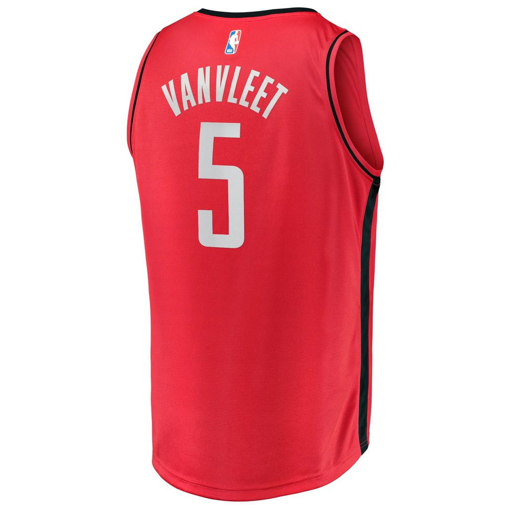 Houston Rockets Fred Vanvleet Fanatics Fast Break Replica Player Jersey - Icon Edition - Red