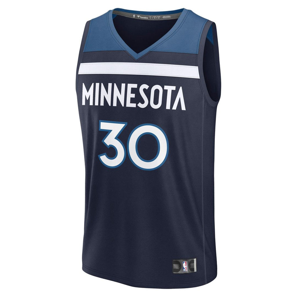 Minnesota Timberwolves Julius Randle Fanatics Fast Break Replica Player Jersey - Icon Edition - Navy