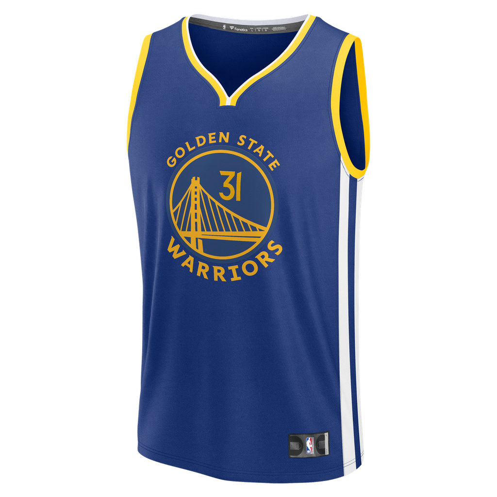 Golden State Warriors Seth Curry Fanatics Fast Break Replica Jersey - Blue - Icon Edition