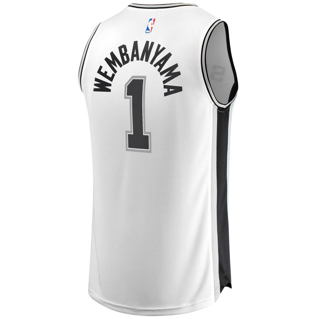 San Antonio Spurs Victor Wembanyama Fanatics Fast Break Player Jersey - Association Edition - White