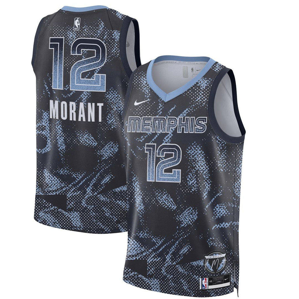 Memphis Grizzlies Ja Morant Nike Unisex Select Series Swingman Player Jersey - Navy