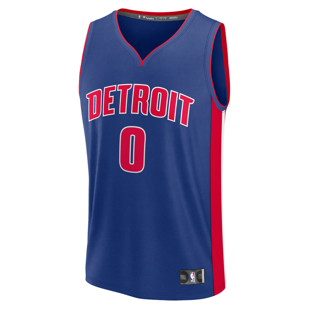 Detroit Pistons Jalen Duren Fanatics Fast Break Replica Jersey - Icon Edition - Blue