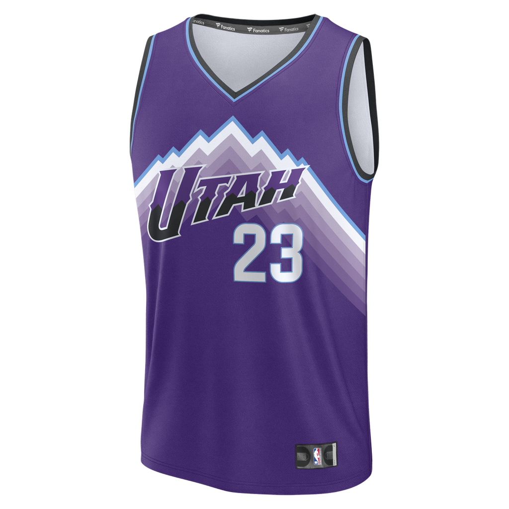Utah Jazz Lauri Markkanen Fanatics Fast Break Replica Jersey - Icon Edition - Purple
