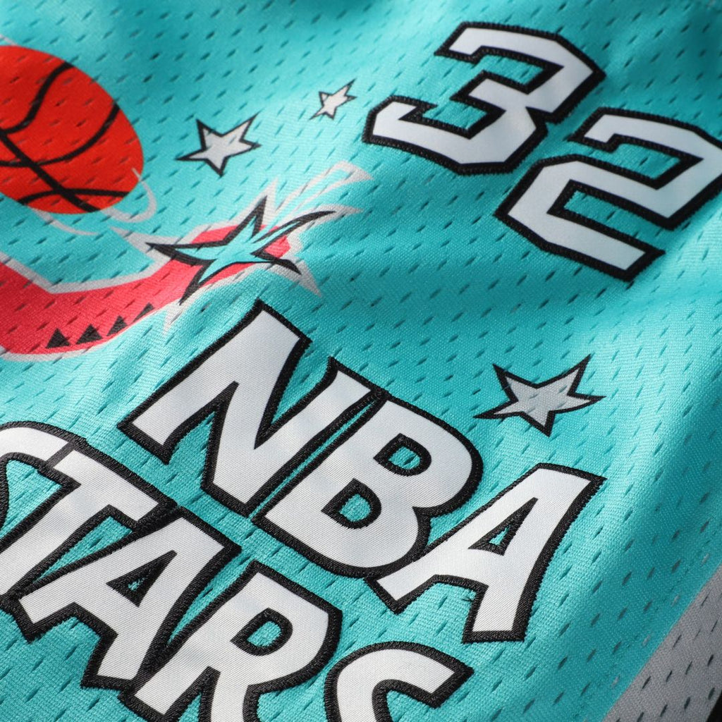 Shaquille O'Neal 1996 Nba All - Star Game Mitchell & Ness Youth Hardwood Classics Swingman Jersey - Teal