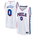 Philadelphia 76Ers Tyrese Maxey Fanatics Fast Break Replica Player Jersey - Association Edition - White