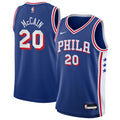 Philadelphia 76Ers Jared Mccain Nike Youth Swingman Jersey - Icon Edition - Royal