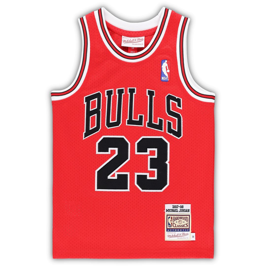 Chicago Bulls Michael Jordan Mitchell & Ness Preschool 1997/98 Hardwood Classics Authentic Jersey - Red