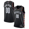 Brooklyn Nets Nike Unisex /26 City Edition Swingman Custom Jersey - Black