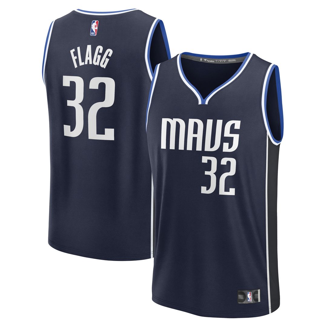 Dallas Mavericks Cooper Flagg Fanatics Nba Draft First Round Pick Fast Break Replica Jersey - Statement Edition - Navy