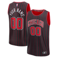 Chicago Bulls Fanatics Youth Fast Break Custom Jersey - Statement Edition - Black