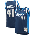 Dallas Mavericks Dirk Nowitzki Mitchell & Ness 2011/12 Hardwood Classics Swingman Jersey - Navy