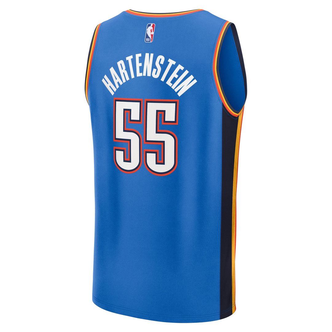 Oklahoma City Thunder Isaiah Hartenstein Fanatics Youth Nba Finals Champions Fast Break Replica Player Jersey - Blue - Icon Edition