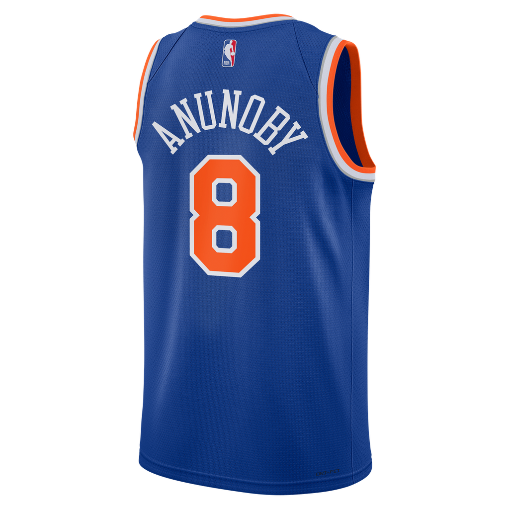New York Knicks Og Anunoby Nike Youth Swingman Jersey - Icon Edition - Blue